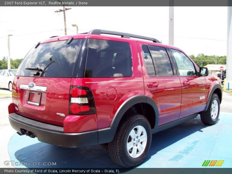 Redfire Metallic / Stone 2007 Ford Explorer XLT