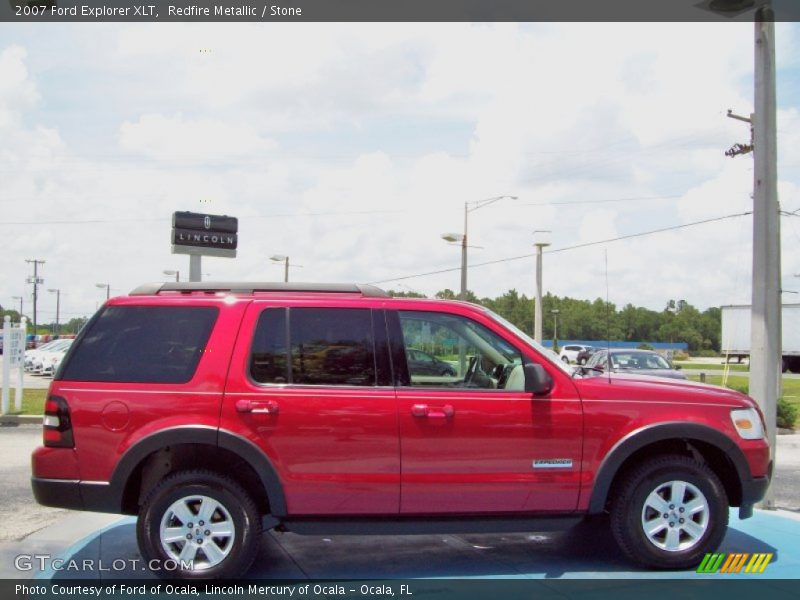 Redfire Metallic / Stone 2007 Ford Explorer XLT