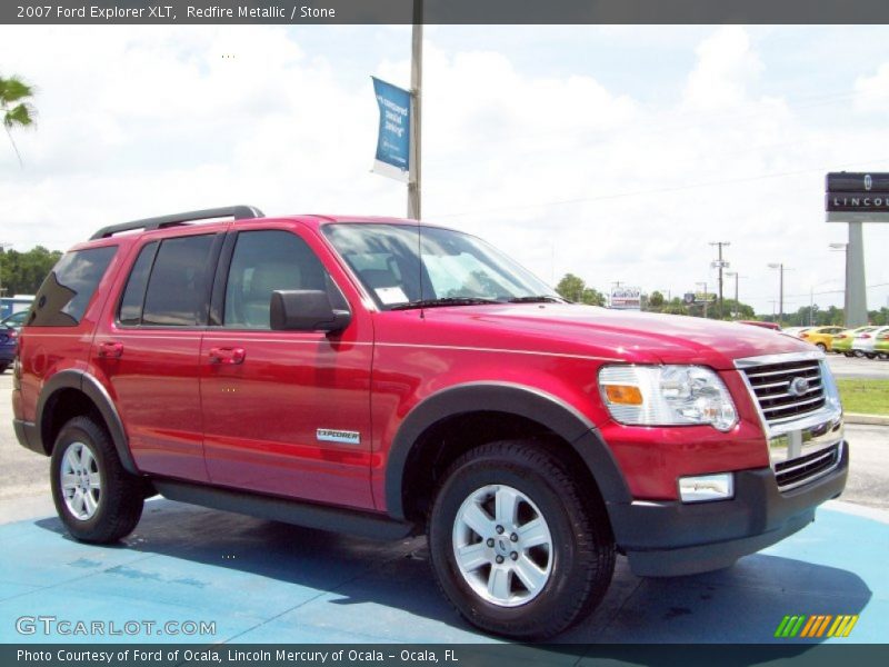 Redfire Metallic / Stone 2007 Ford Explorer XLT