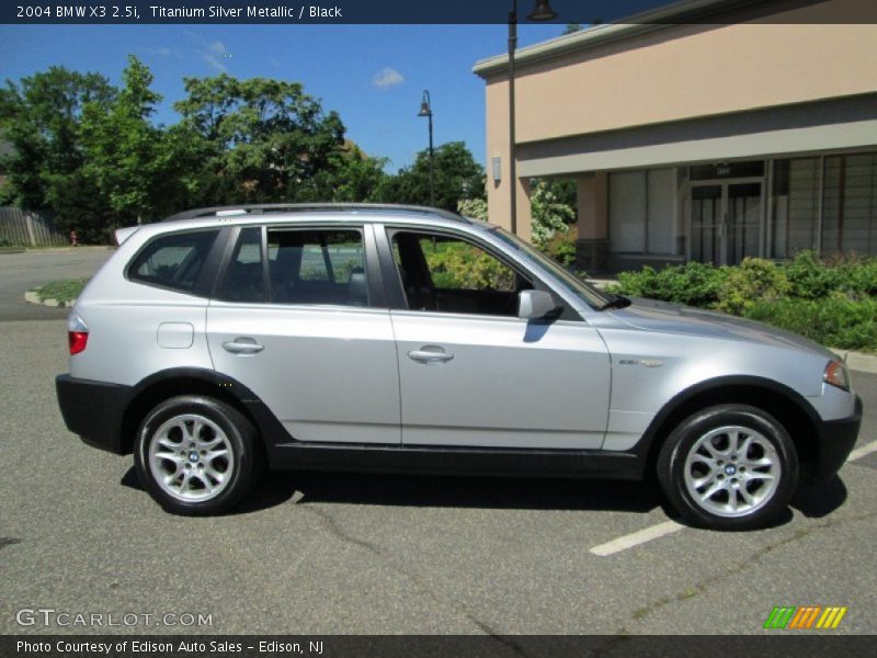 Titanium Silver Metallic / Black 2004 BMW X3 2.5i