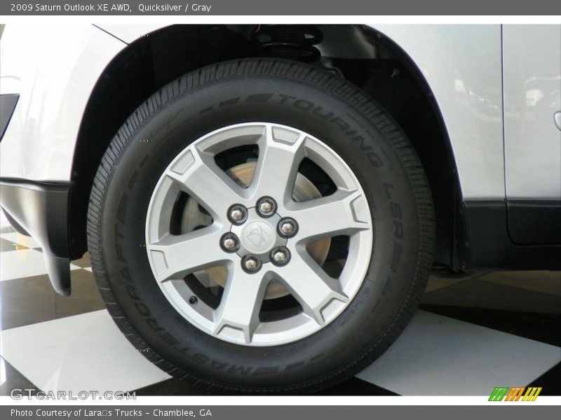 Quicksilver / Gray 2009 Saturn Outlook XE AWD