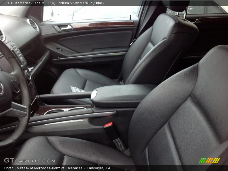 Iridium Silver Metallic / Black 2010 Mercedes-Benz ML 350