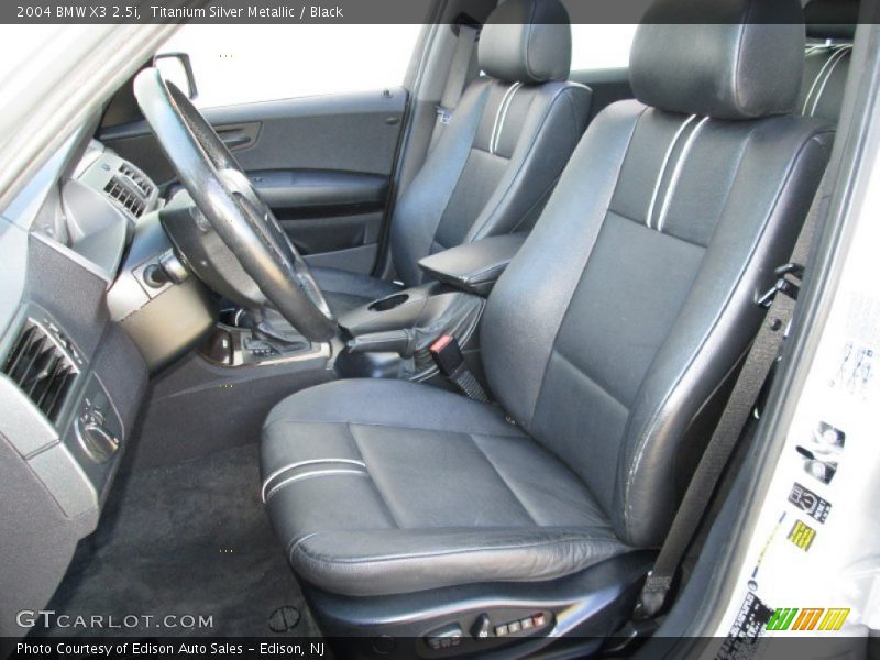 Titanium Silver Metallic / Black 2004 BMW X3 2.5i