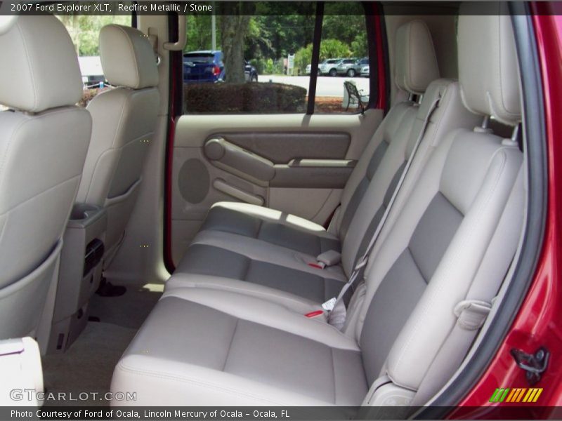Redfire Metallic / Stone 2007 Ford Explorer XLT