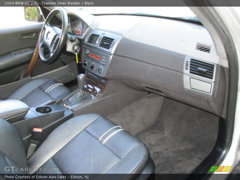 Titanium Silver Metallic / Black 2004 BMW X3 2.5i