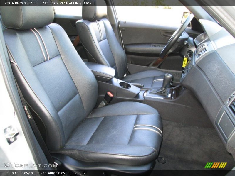 Titanium Silver Metallic / Black 2004 BMW X3 2.5i