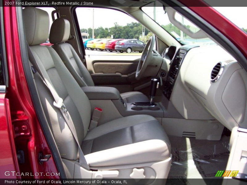 Redfire Metallic / Stone 2007 Ford Explorer XLT