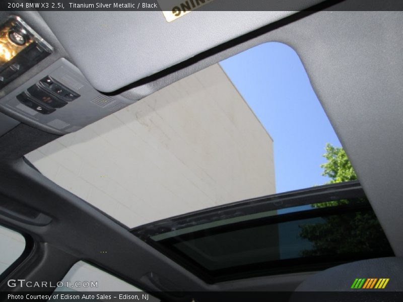 Titanium Silver Metallic / Black 2004 BMW X3 2.5i