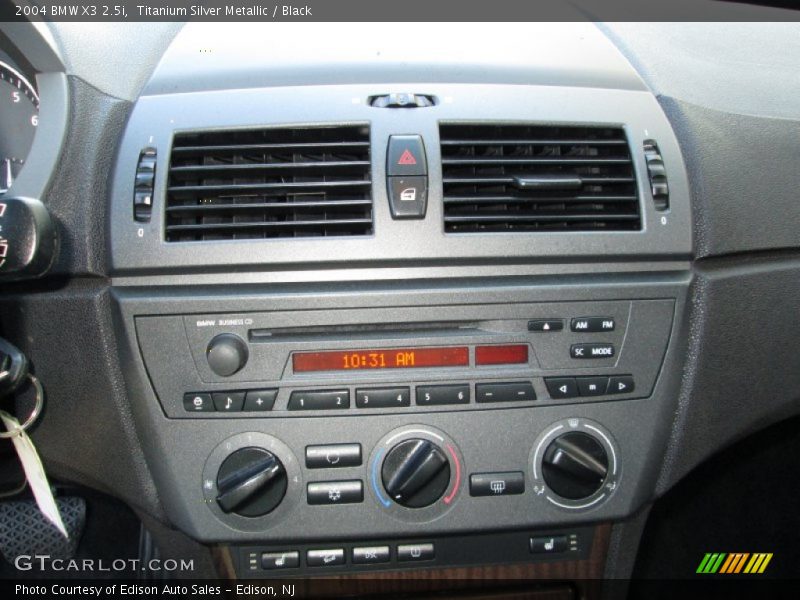 Titanium Silver Metallic / Black 2004 BMW X3 2.5i