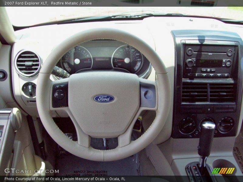 Redfire Metallic / Stone 2007 Ford Explorer XLT