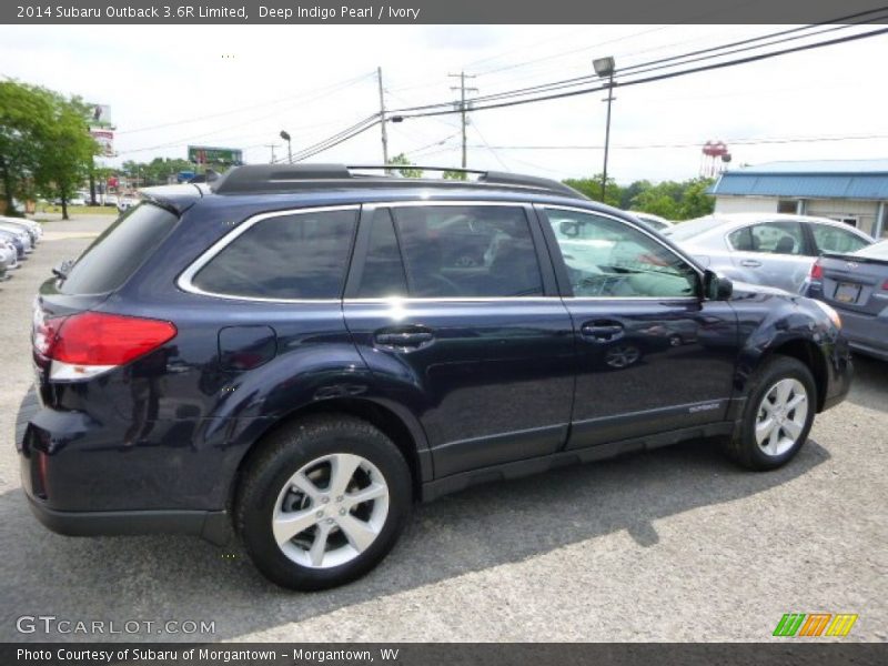 Deep Indigo Pearl / Ivory 2014 Subaru Outback 3.6R Limited