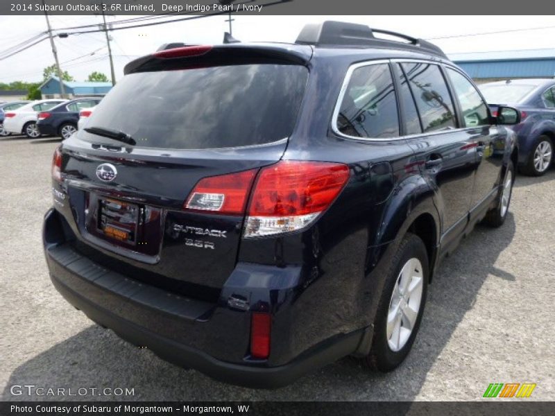 Deep Indigo Pearl / Ivory 2014 Subaru Outback 3.6R Limited