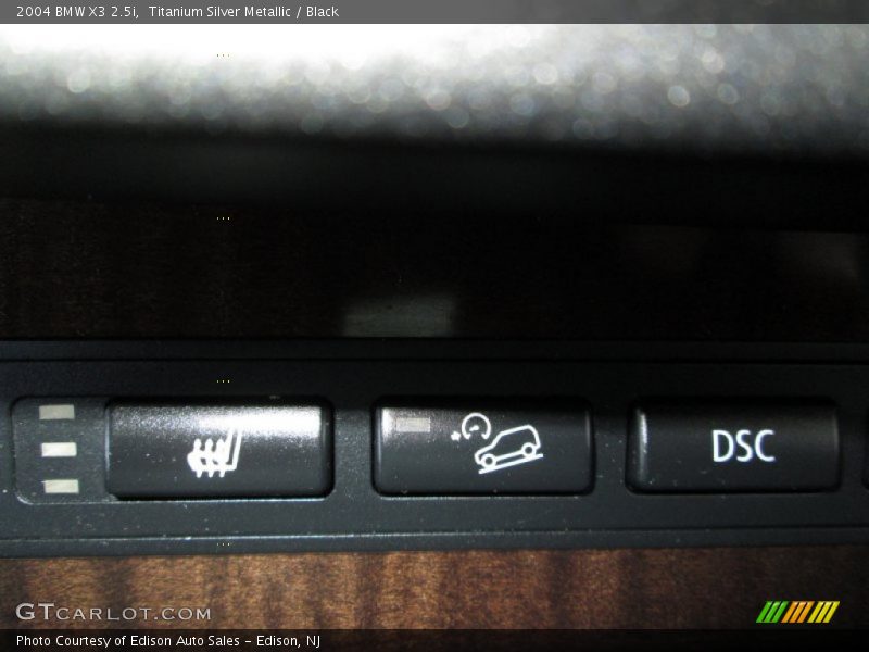 Titanium Silver Metallic / Black 2004 BMW X3 2.5i
