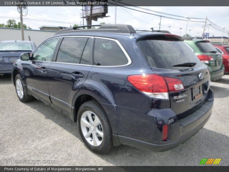 Deep Indigo Pearl / Ivory 2014 Subaru Outback 3.6R Limited
