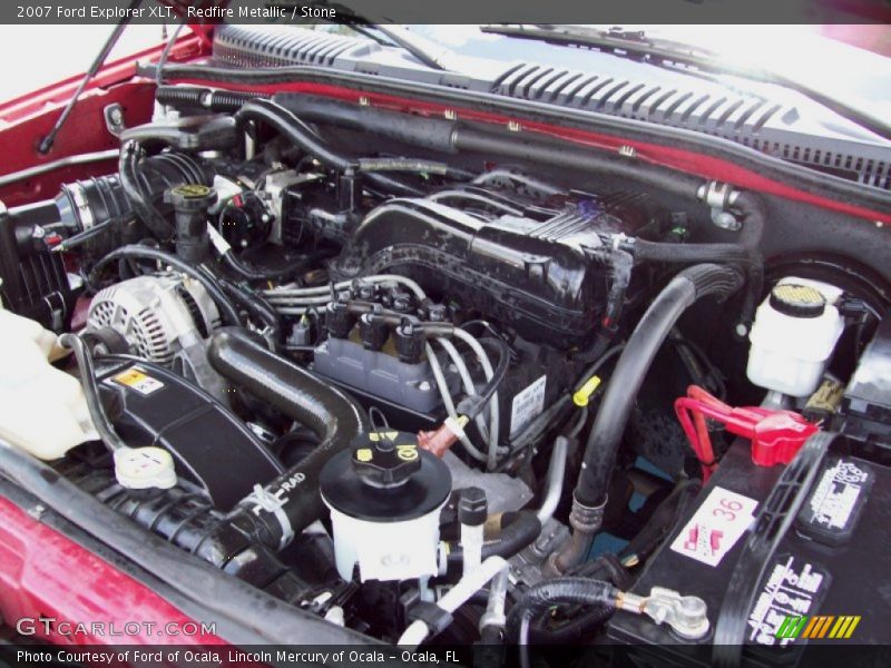 Redfire Metallic / Stone 2007 Ford Explorer XLT