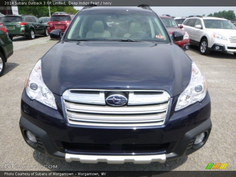 Deep Indigo Pearl / Ivory 2014 Subaru Outback 3.6R Limited