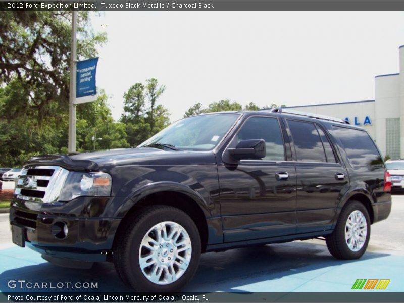 Tuxedo Black Metallic / Charcoal Black 2012 Ford Expedition Limited