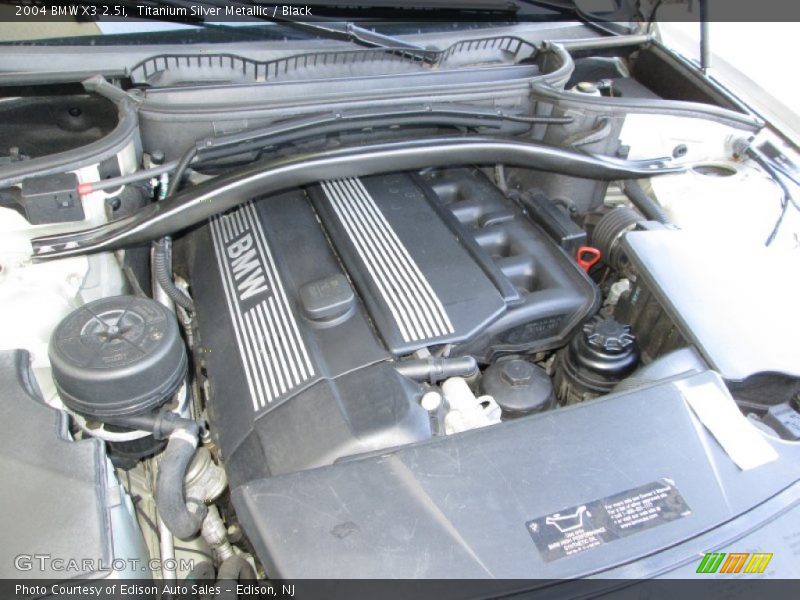 Titanium Silver Metallic / Black 2004 BMW X3 2.5i