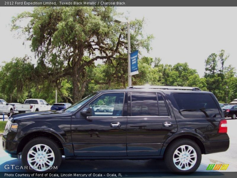 Tuxedo Black Metallic / Charcoal Black 2012 Ford Expedition Limited