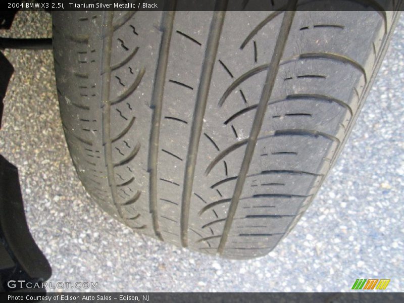 Titanium Silver Metallic / Black 2004 BMW X3 2.5i