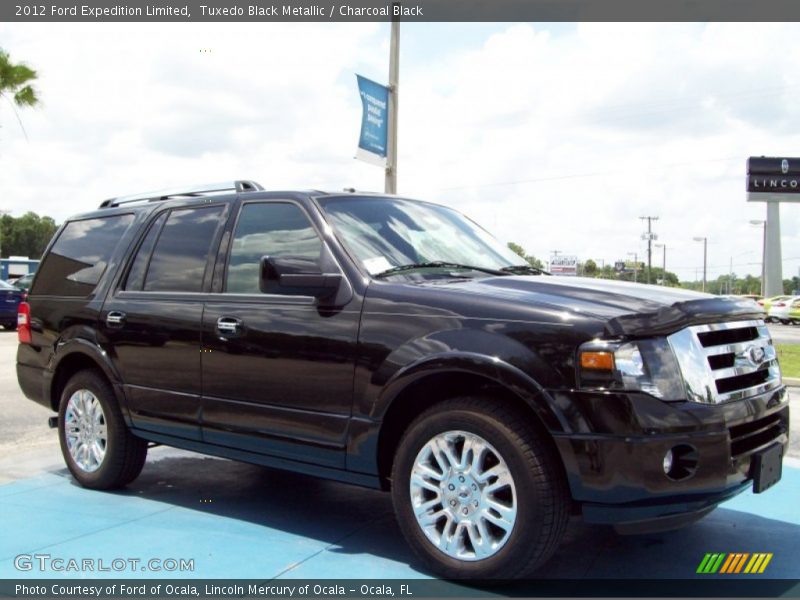 Tuxedo Black Metallic / Charcoal Black 2012 Ford Expedition Limited