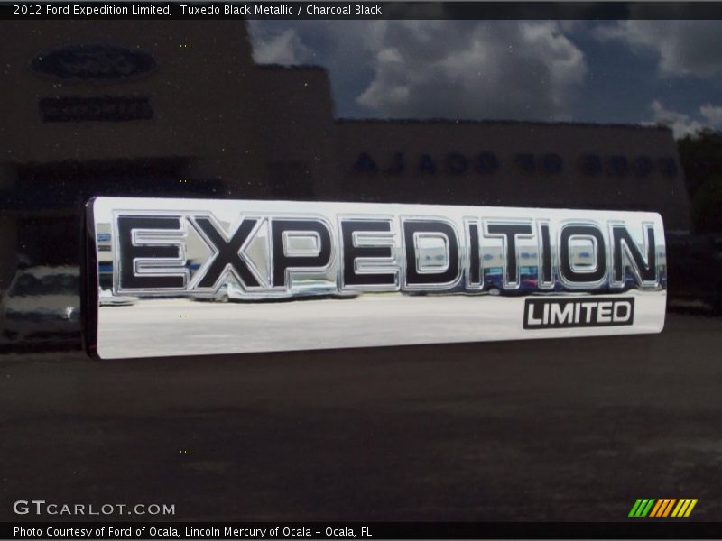 Tuxedo Black Metallic / Charcoal Black 2012 Ford Expedition Limited