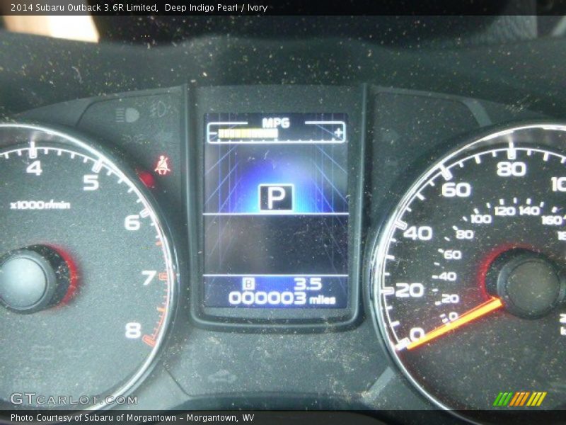 Deep Indigo Pearl / Ivory 2014 Subaru Outback 3.6R Limited
