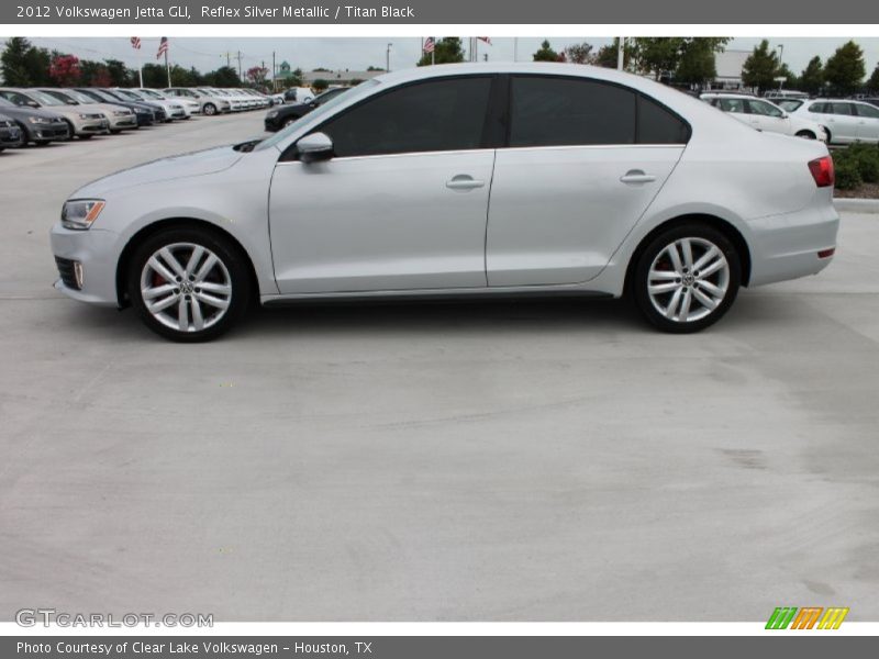 Reflex Silver Metallic / Titan Black 2012 Volkswagen Jetta GLI