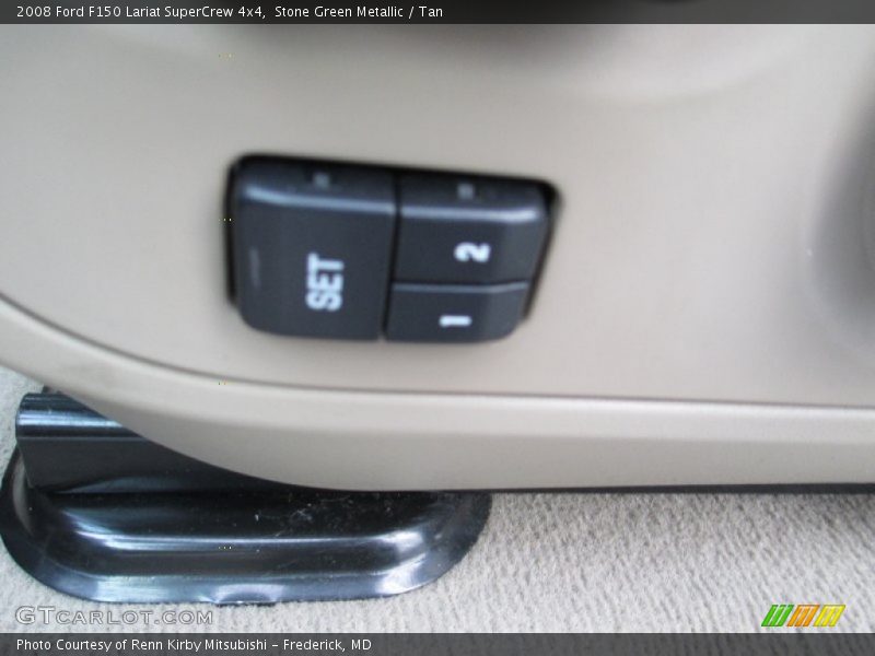 Stone Green Metallic / Tan 2008 Ford F150 Lariat SuperCrew 4x4