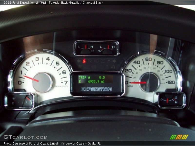 Tuxedo Black Metallic / Charcoal Black 2012 Ford Expedition Limited