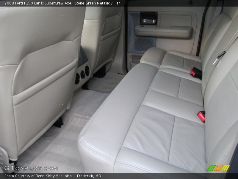 Stone Green Metallic / Tan 2008 Ford F150 Lariat SuperCrew 4x4