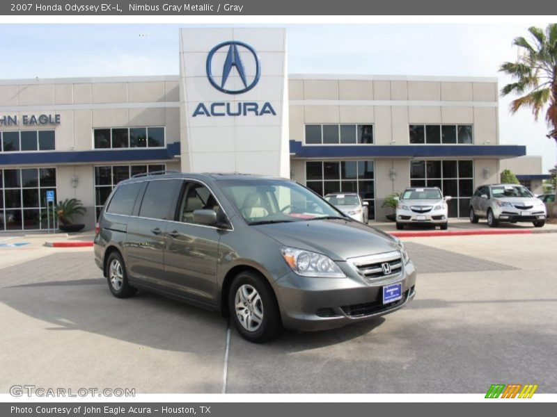 Nimbus Gray Metallic / Gray 2007 Honda Odyssey EX-L
