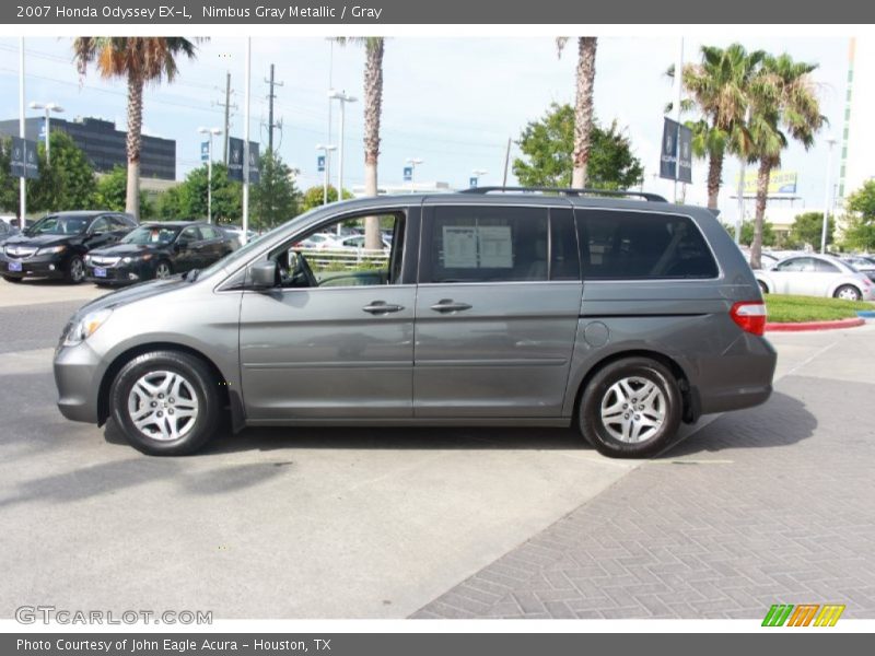 Nimbus Gray Metallic / Gray 2007 Honda Odyssey EX-L