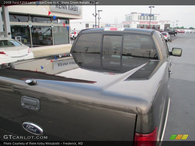 Stone Green Metallic / Tan 2008 Ford F150 Lariat SuperCrew 4x4