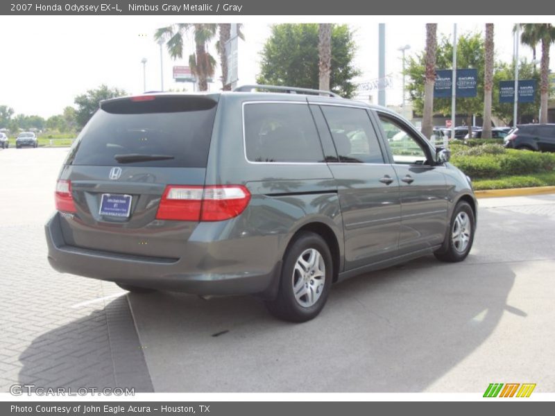 Nimbus Gray Metallic / Gray 2007 Honda Odyssey EX-L