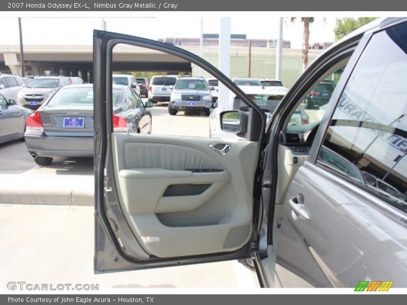 Nimbus Gray Metallic / Gray 2007 Honda Odyssey EX-L