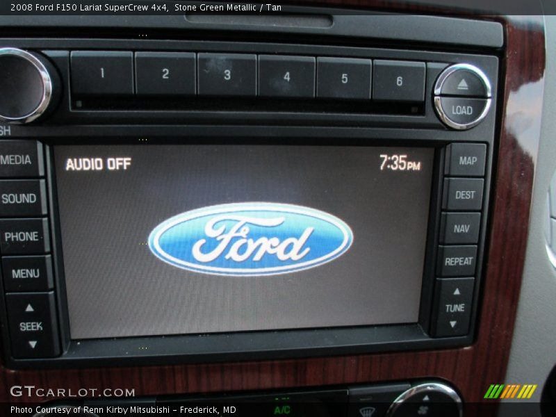 Stone Green Metallic / Tan 2008 Ford F150 Lariat SuperCrew 4x4