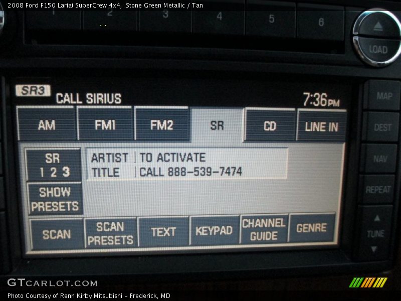 Stone Green Metallic / Tan 2008 Ford F150 Lariat SuperCrew 4x4