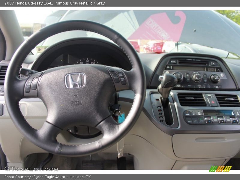 Nimbus Gray Metallic / Gray 2007 Honda Odyssey EX-L