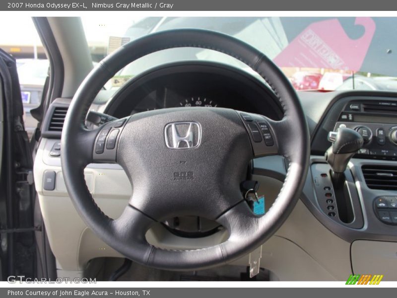Nimbus Gray Metallic / Gray 2007 Honda Odyssey EX-L