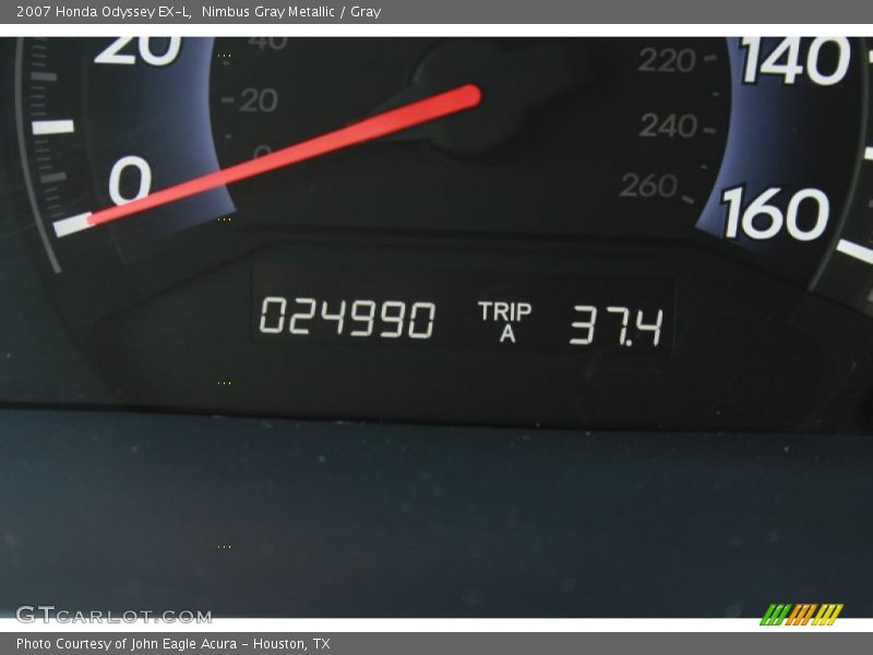 Nimbus Gray Metallic / Gray 2007 Honda Odyssey EX-L