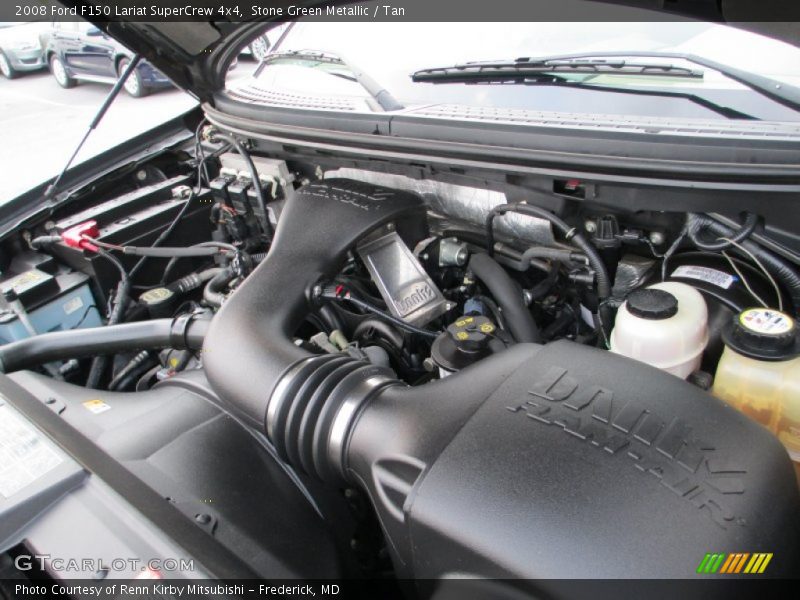 Stone Green Metallic / Tan 2008 Ford F150 Lariat SuperCrew 4x4
