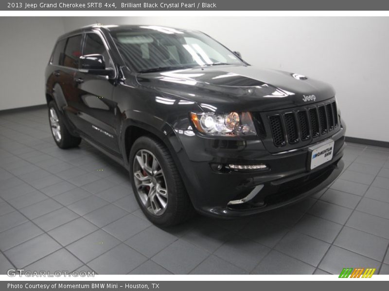 Brilliant Black Crystal Pearl / Black 2013 Jeep Grand Cherokee SRT8 4x4