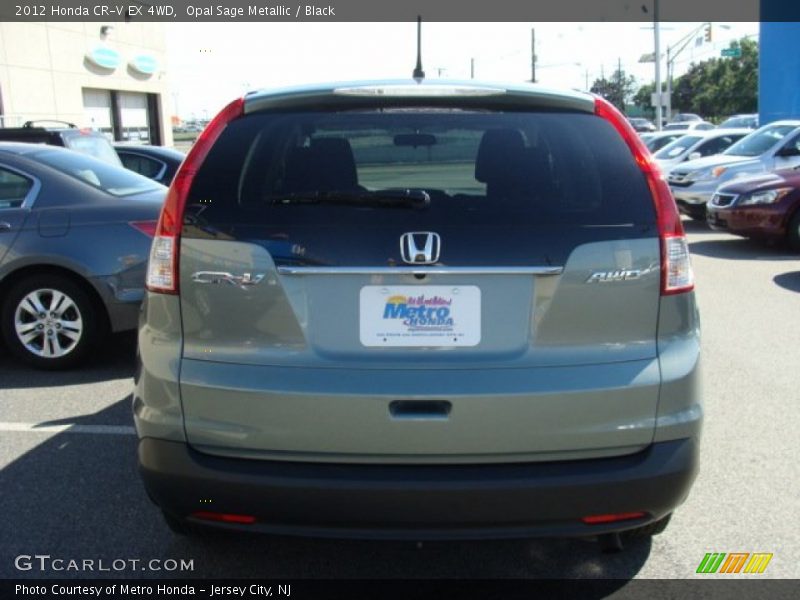 Opal Sage Metallic / Black 2012 Honda CR-V EX 4WD