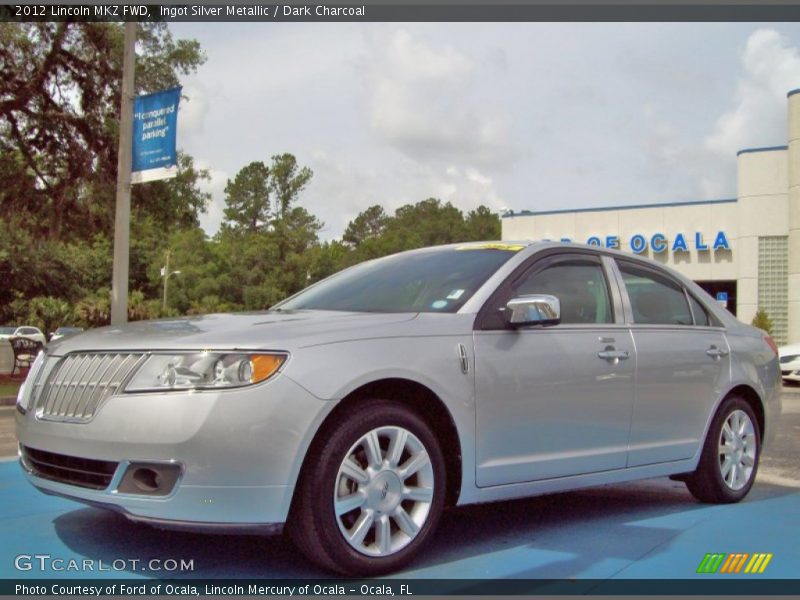 Ingot Silver Metallic / Dark Charcoal 2012 Lincoln MKZ FWD