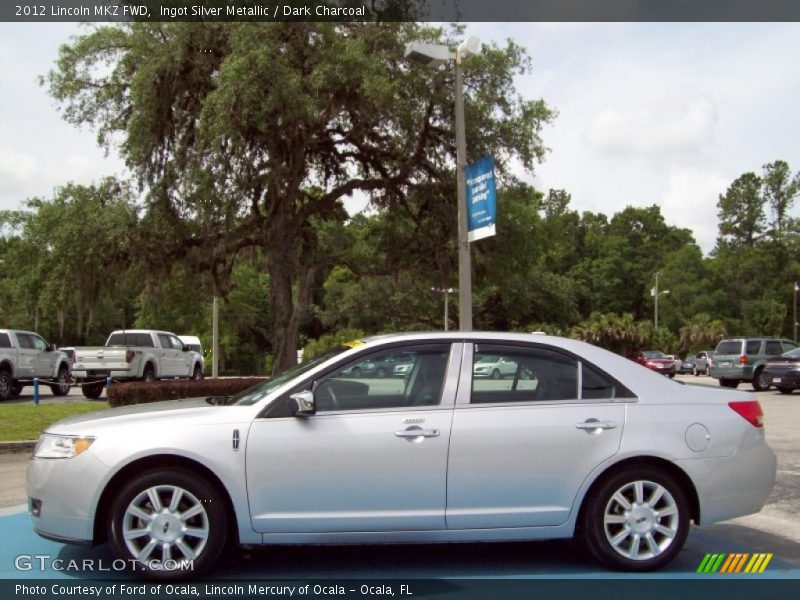 Ingot Silver Metallic / Dark Charcoal 2012 Lincoln MKZ FWD