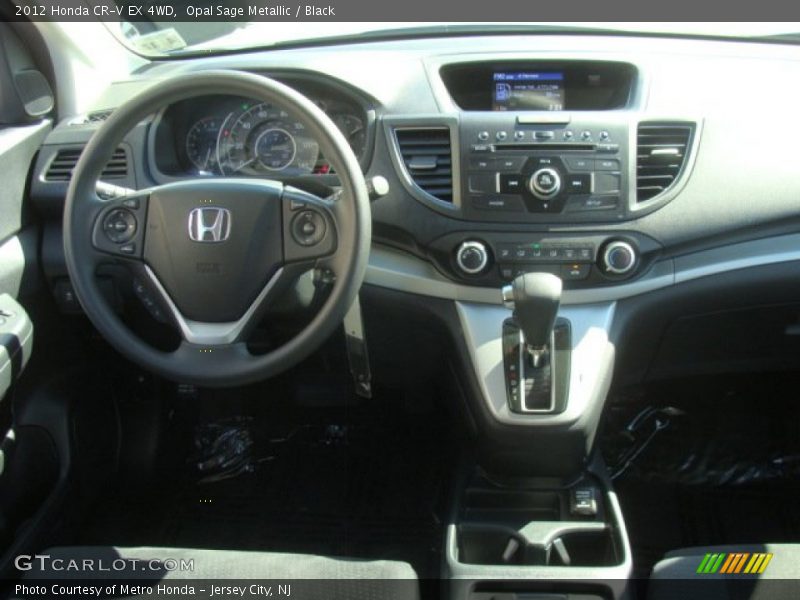 Opal Sage Metallic / Black 2012 Honda CR-V EX 4WD