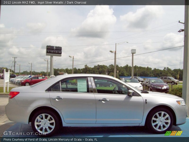 Ingot Silver Metallic / Dark Charcoal 2012 Lincoln MKZ FWD