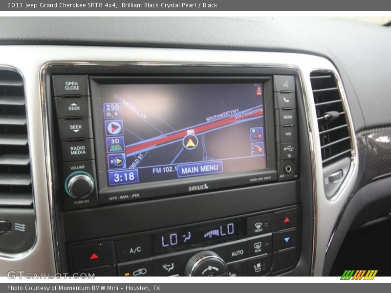 Navigation of 2013 Grand Cherokee SRT8 4x4