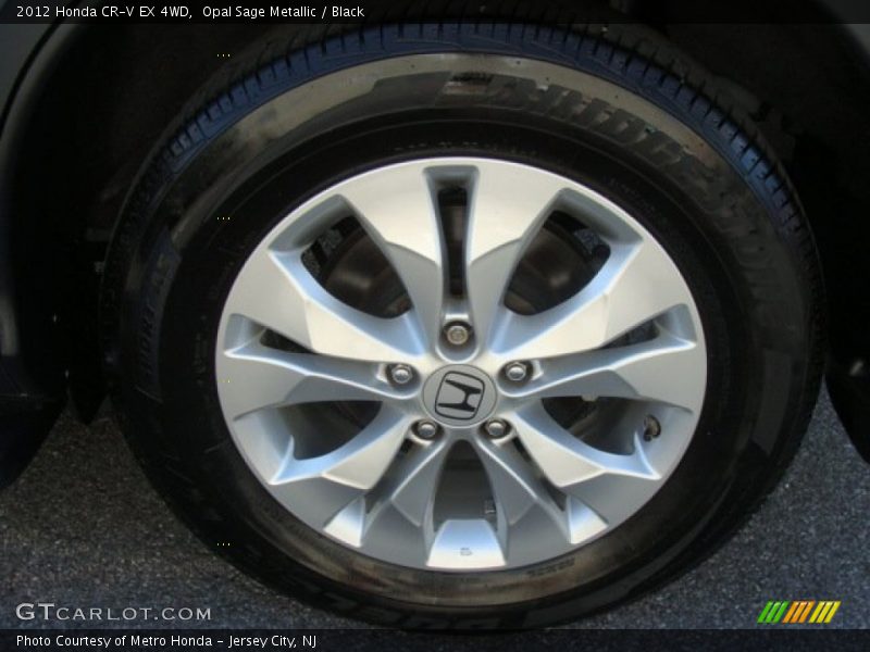 Opal Sage Metallic / Black 2012 Honda CR-V EX 4WD
